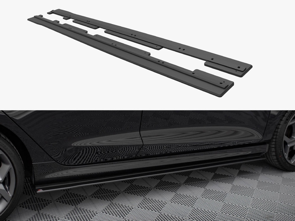 Street PRO Side Skirts Diffusers Ford Fiesta ST / ST-Line Mk8 - 1 