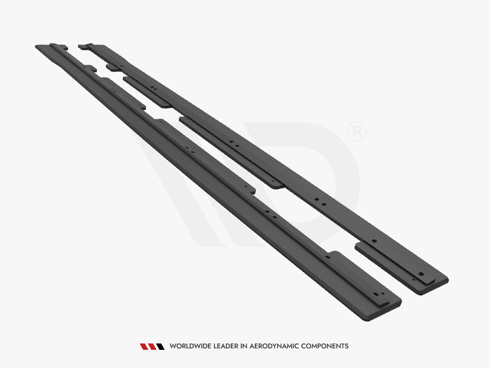 Street PRO Side Skirts Diffusers Ford Fiesta ST / ST-Line Mk8 - 5 