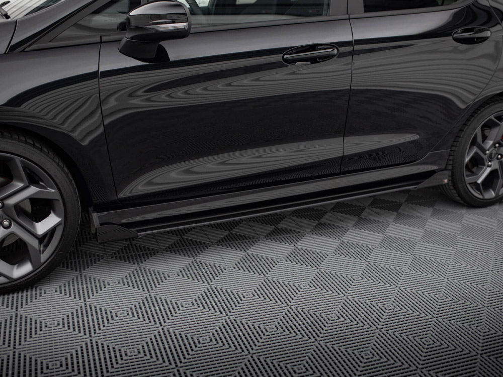 Street PRO Side Skirts Diffusers + Flaps Ford Fiesta ST / ST-Line Mk8 - 3 