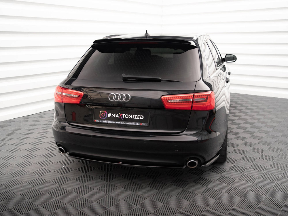 Spoiler CAP V.1 Audi A6 C7 Avant - Textured - 3 