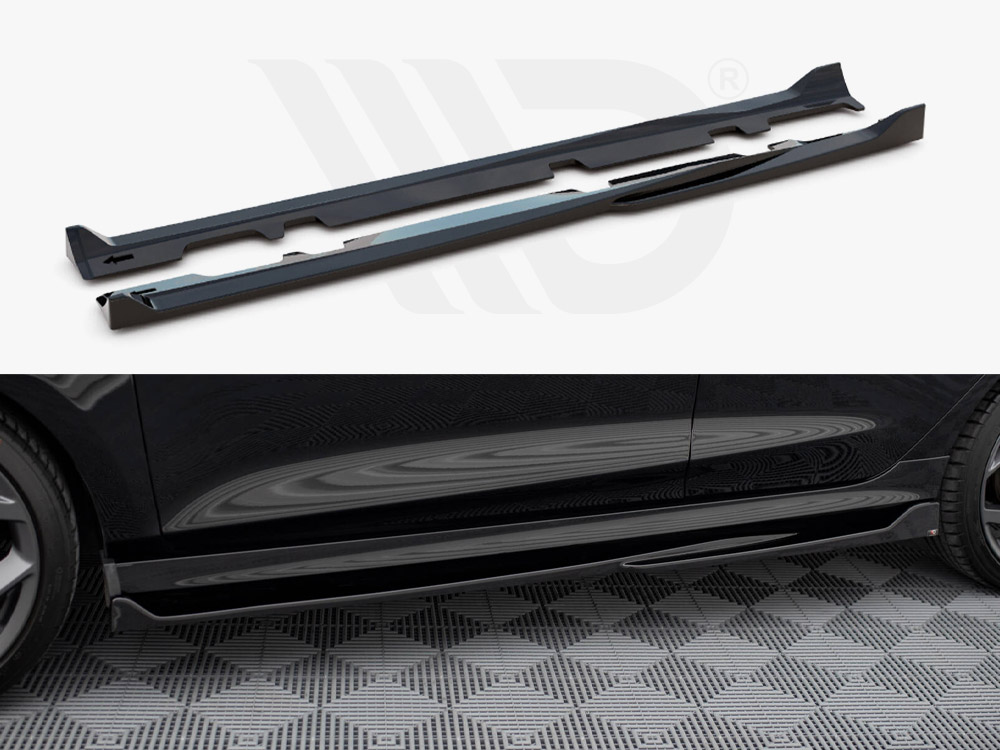 Side Skirts Diffusers V.4 Ford Fiesta Mk8 ST / ST-Line - 1 