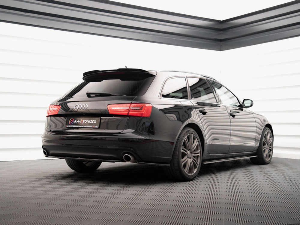Central Rear Splitter Audi A6 Avant C7 - 2 