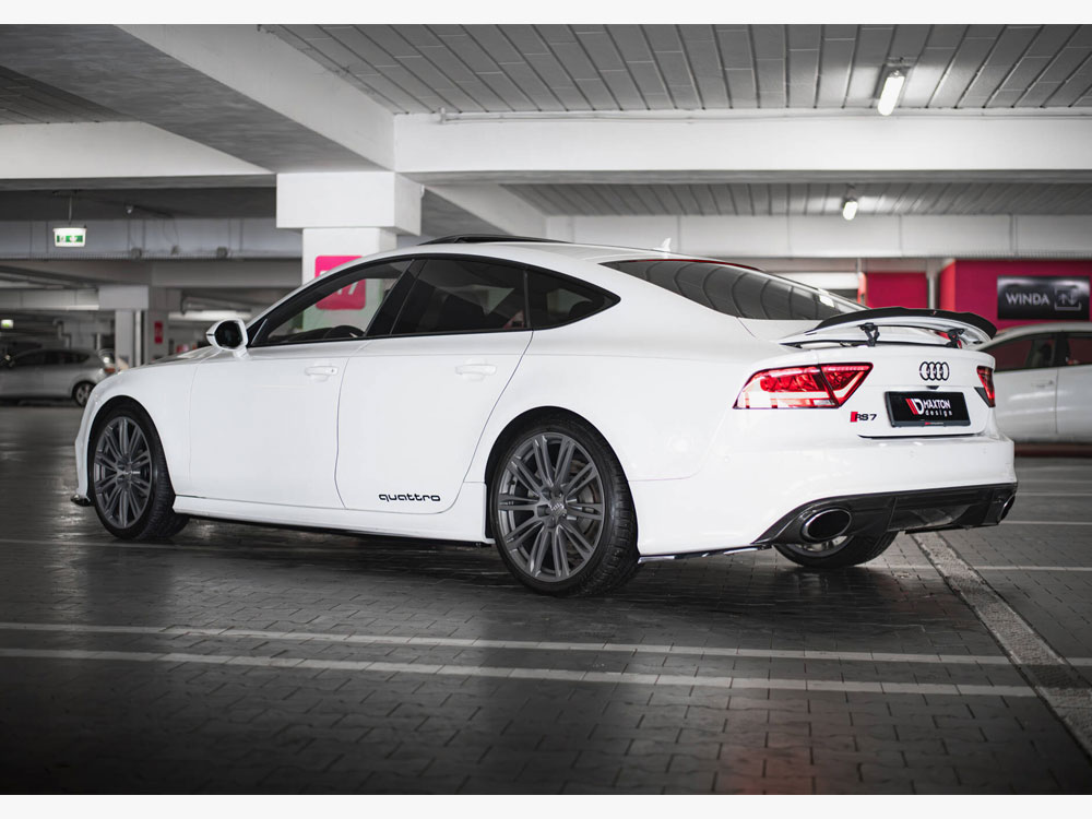Side Skirts Diffusers V.2 Audi RS7 C7 - 2 