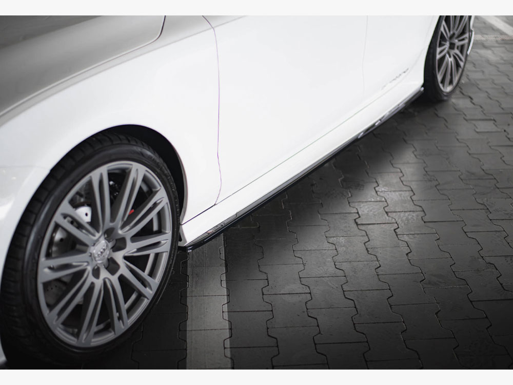 Side Skirts Diffusers V.2 Audi RS7 C7 - 3 