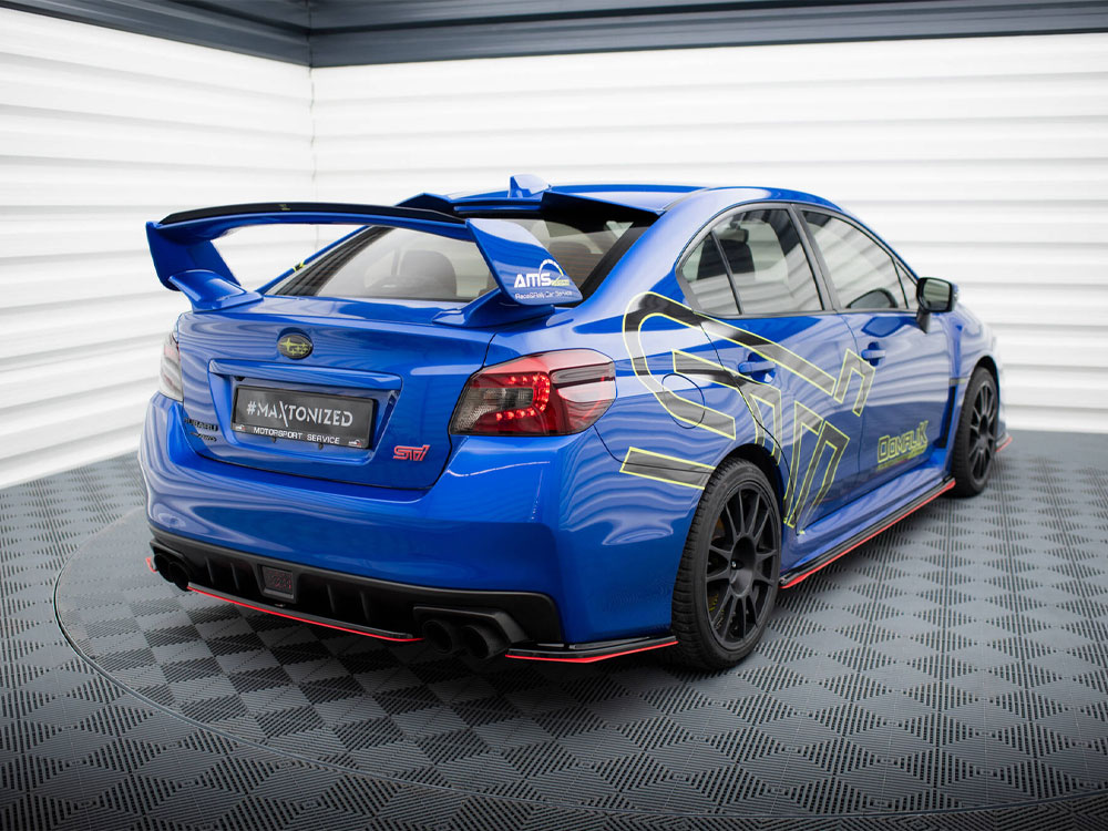 Central Rear Splitter V.2 Subaru WRX STI - 2 