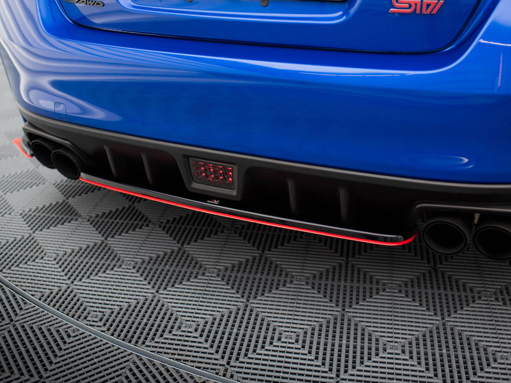 Central Rear Splitter V.2 Subaru WRX STI - 3 