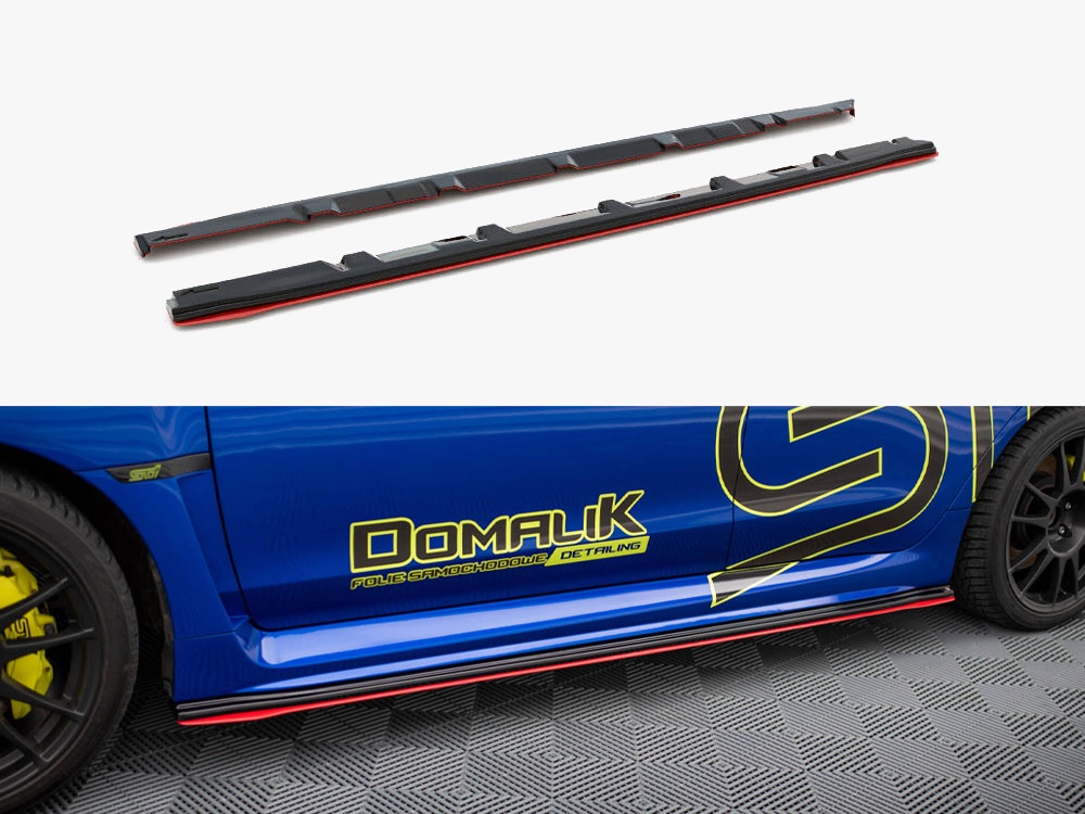 Side Skirts Diffusers V.2 Subaru WRX STI - Maxton Design UK