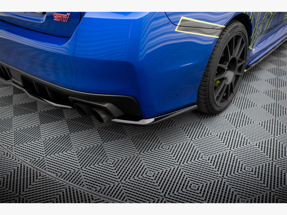 Rear Side Splitters V.2 Subaru WRX STI Mk1 - 3 