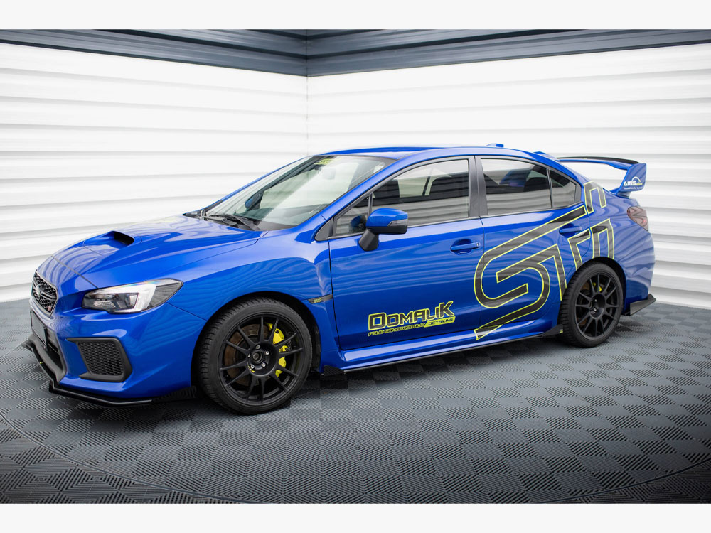 Street PRO Side Skirts Diffusers + Flaps Subaru WRX STI Mk1 - 2 