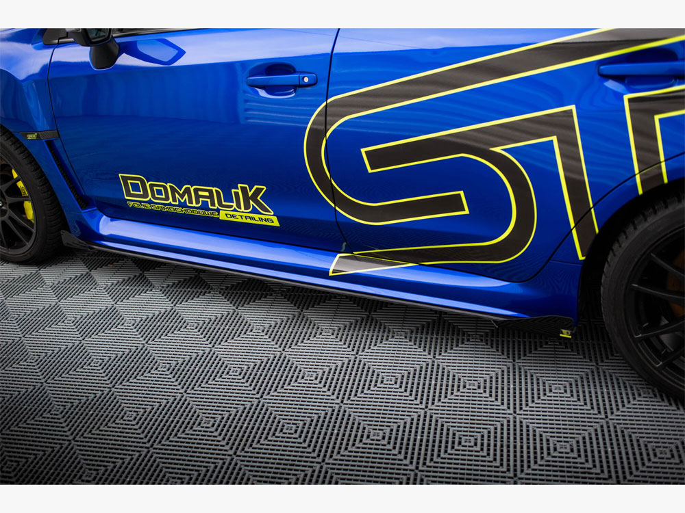 Street PRO Side Skirts Diffusers + Flaps Subaru WRX STI Mk1 - 4 