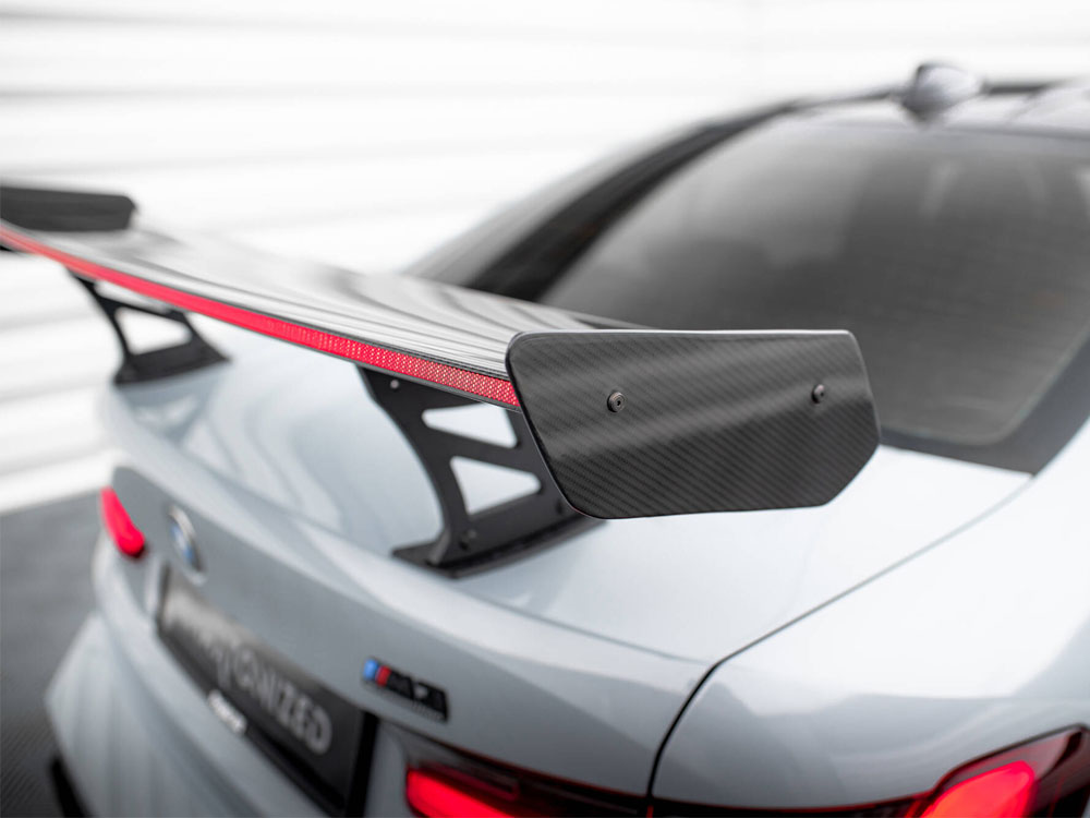 Carbon Spoiler With Internal Brackets Uprights + LED BMW M3 G80 / M340i G20 / 3 M-Pack G20 / 3 Standard G20 - 8 