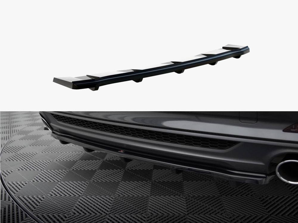 Central Rear Splitter (Vertical Bars) Audi A5 S-Line F5 Coupe / Sportback - 1 