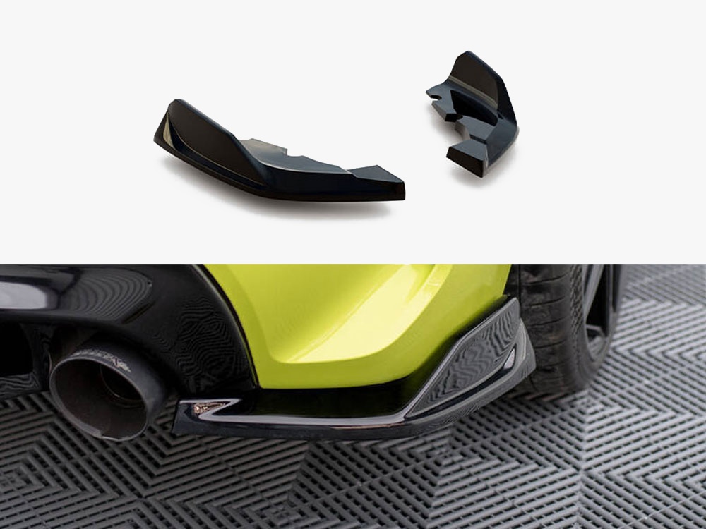 Rear Side Splitters V.8 (For rear valance v.1) BMW 1 M-Pack / M135i F40 - 1 