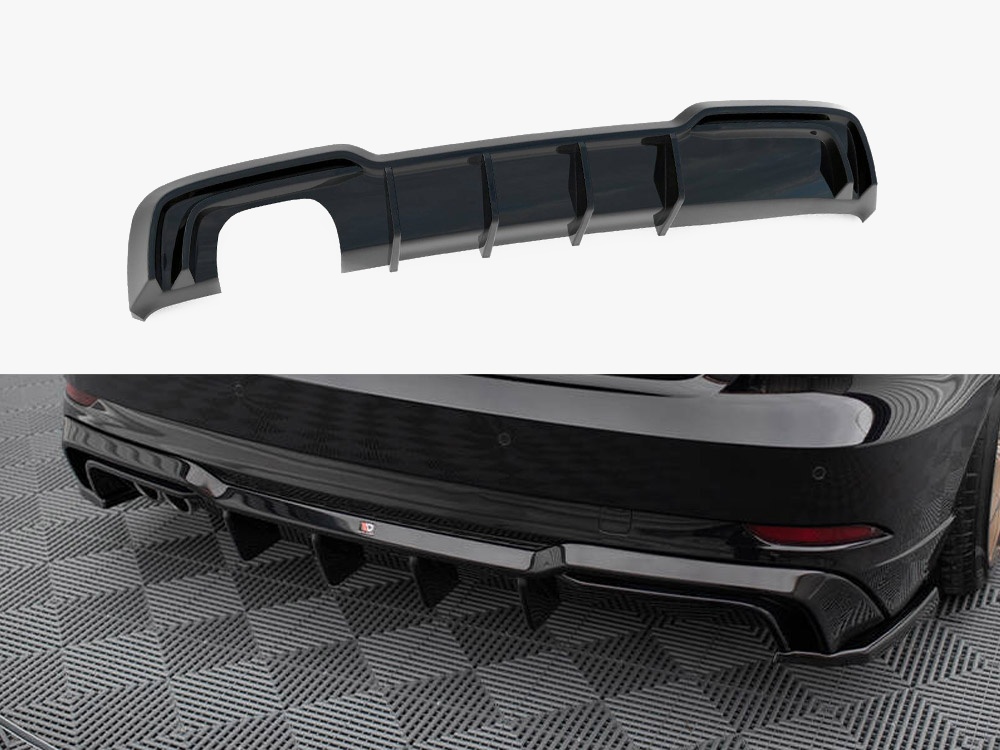 Rear Valance Audi A3 S-Line Sportback 8V Facelift (Version with dual exhausts on one side) - 1 