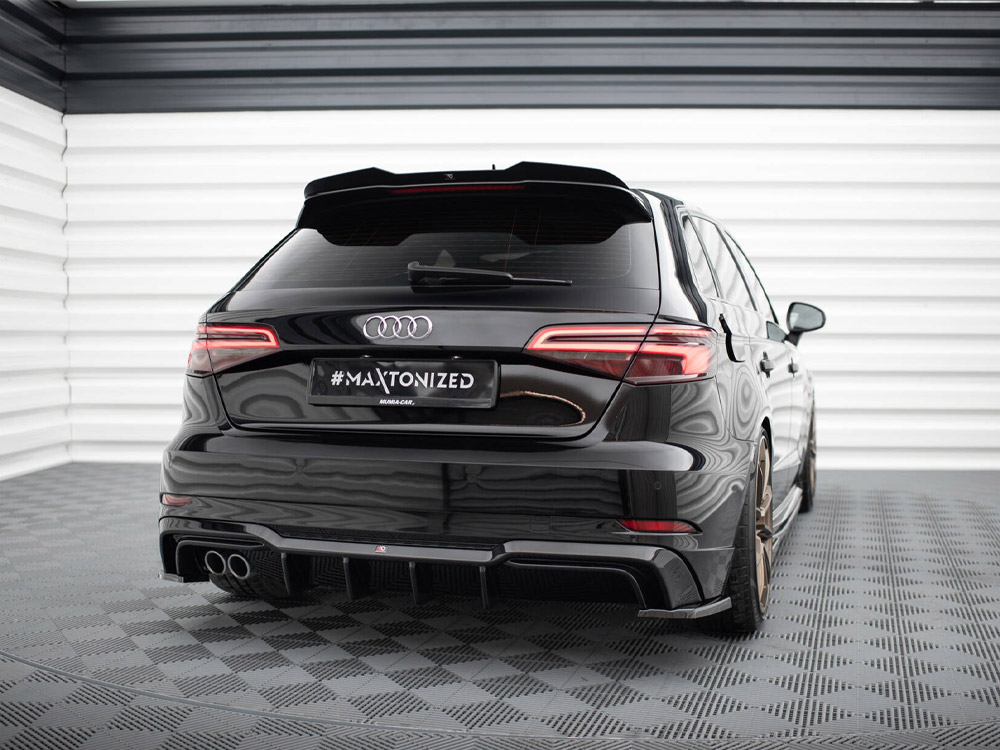 Rear Valance Audi A3 S-Line Sportback 8V Facelift (Version with dual exhausts on one side) - 2 