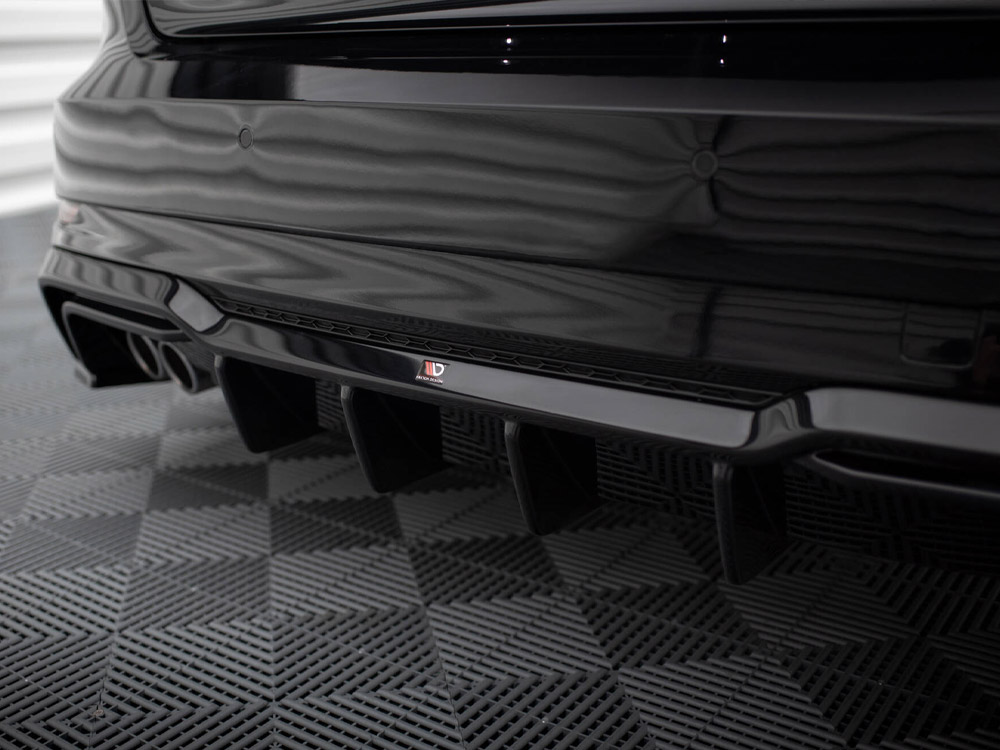 Rear Valance Audi A3 S-Line Sportback 8V Facelift (Version with dual exhausts on one side) - 4 