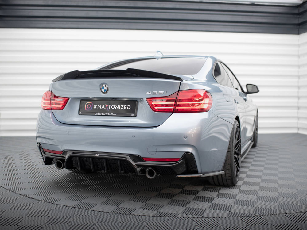 Rear Valance BMW 4 Coupe / Gran Coupe / Cabrio M-Pack F32 / F36 / F33 (Version with single exhausts on both sides) - 2 