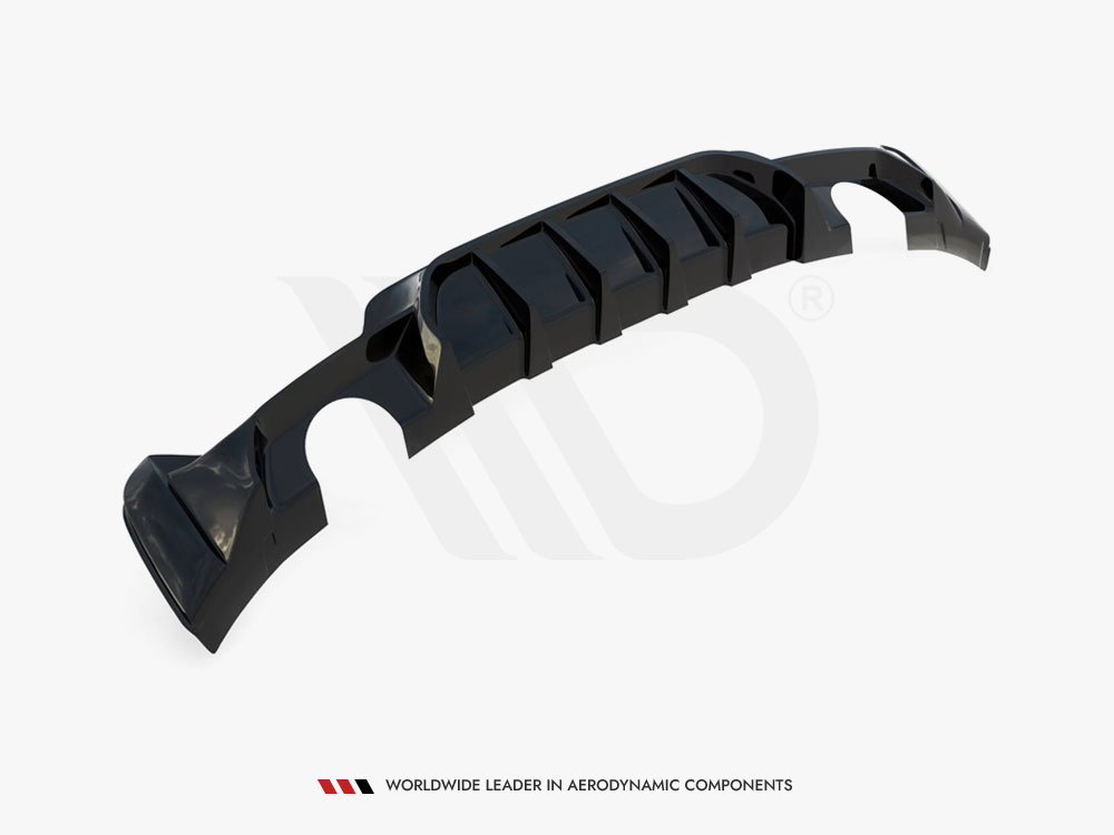 Rear Valance BMW 4 Coupe / Gran Coupe / Cabrio M-Pack F32 / F36 / F33 (Version with single exhausts on both sides) - 6 