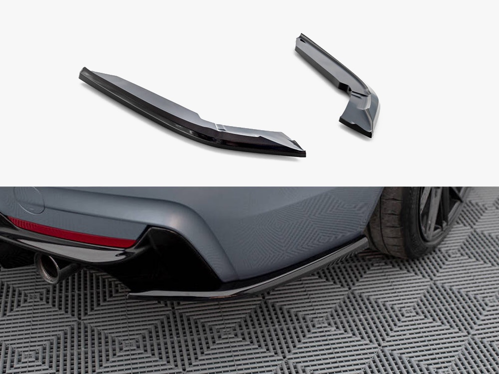 Rear Side Splitters V.4 BMW 4 Coupe / Gran Coupe M-Sport F32 / F36 - 1 