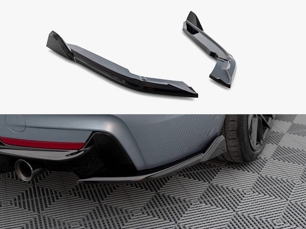 Rear Side Splitters V.5 BMW 4 Coupe / Gran Coupe M-Sport F32 / F36 - 1 