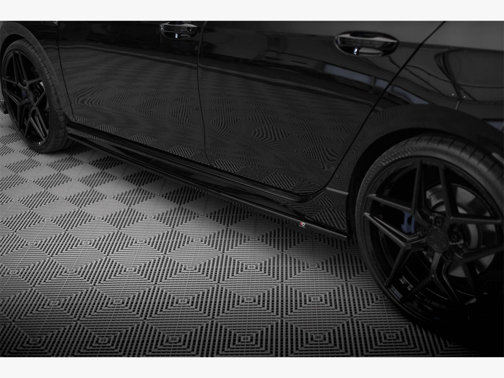 Side Skirts Diffusers V.3 compatible with Volkswagen Golf R Mk8 - 4 