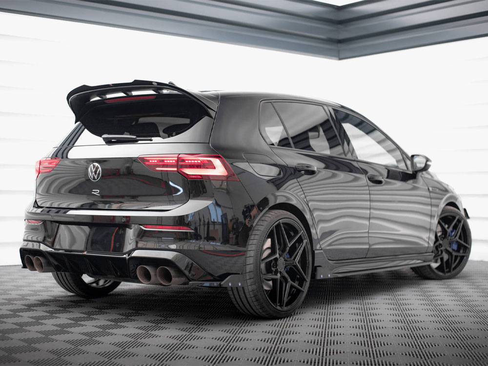 Rear Side Splitters V.5 + Flaps Volkswagen Golf R Hatchback Mk8 - 2 