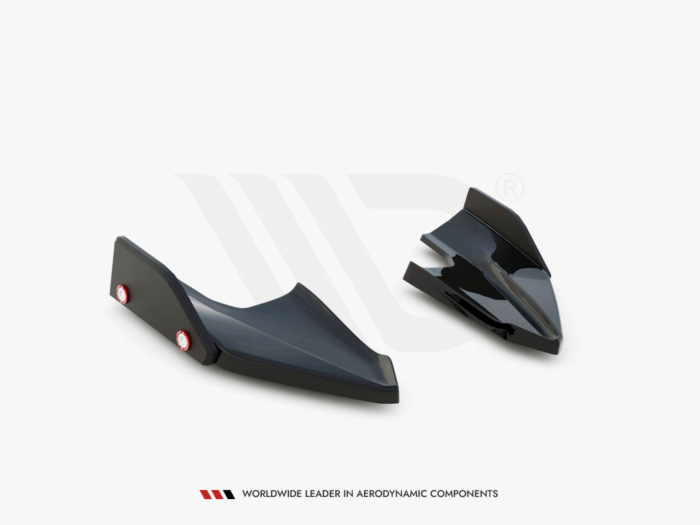 Rear Side Splitters V.5 + Flaps Volkswagen Golf R Hatchback Mk8 - 5 