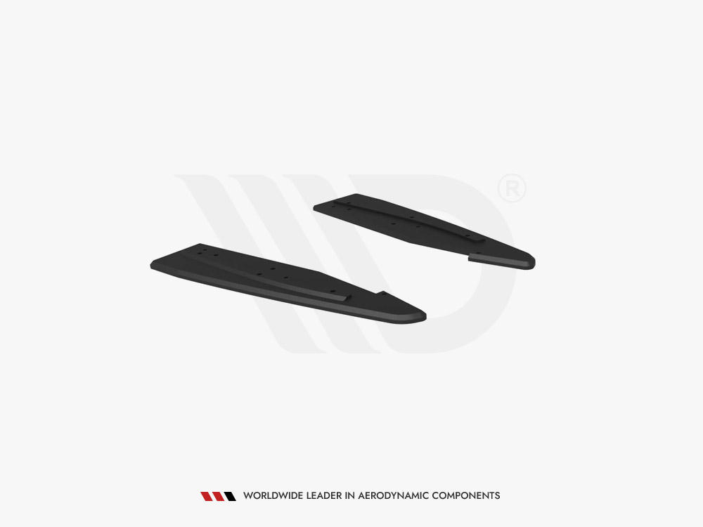 Street Pro Rear Side Splitters Ford Mustang GT Mk6 - 5 