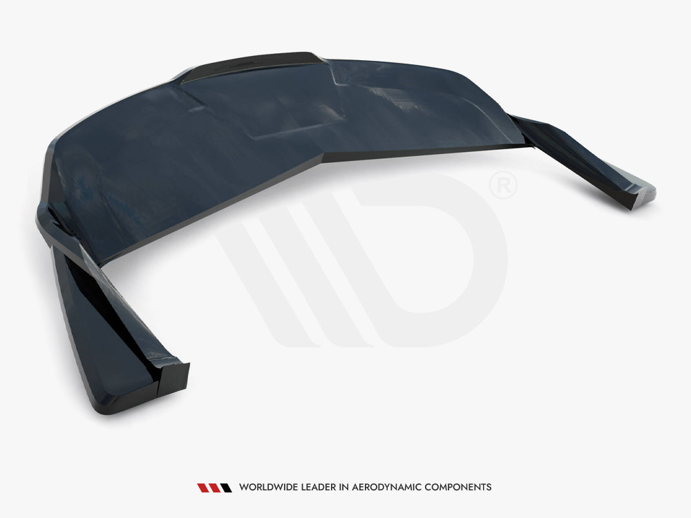 Rear Splitter (Vertical Bars) V.2 Tesla Model S Plaid Mk1 Facelift - 9 