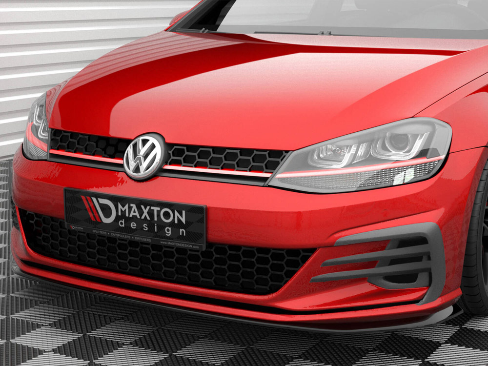 Front Splitter V.4 Volkswagen Golf GTI / GTD Mk7 Facelift - 3 