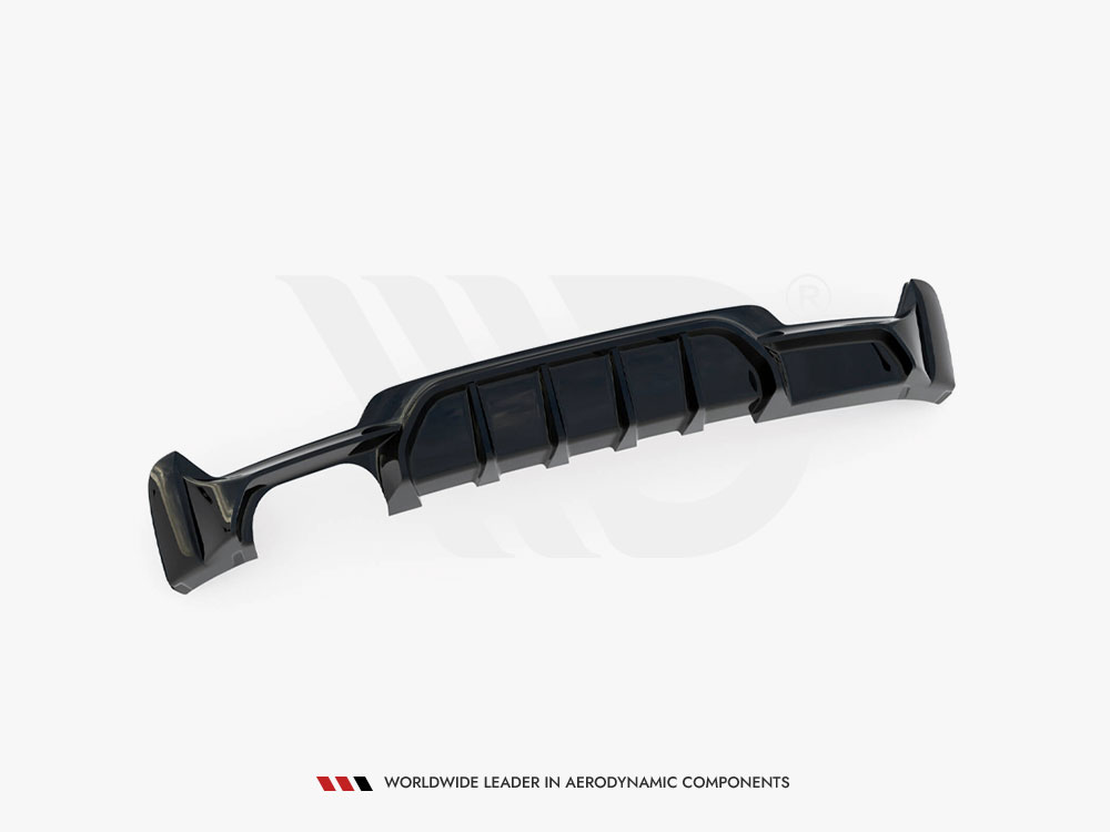 Rear Valance BMW 4 Coupe / Gran Coupe / Cabrio M-Pack F32 / F36 / F33 (Version with exhaust on one side) - 5 