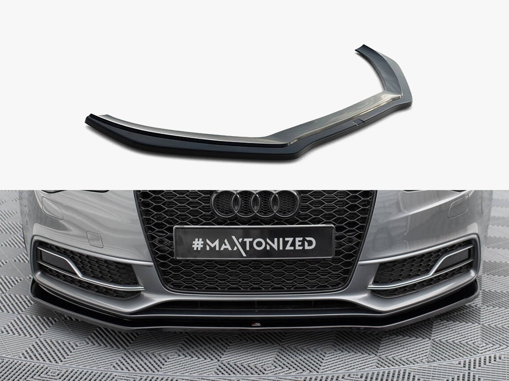 Front Splitter V.2 Audi S5 / A5 S-Line 8T Facelift - Maxton Design UK