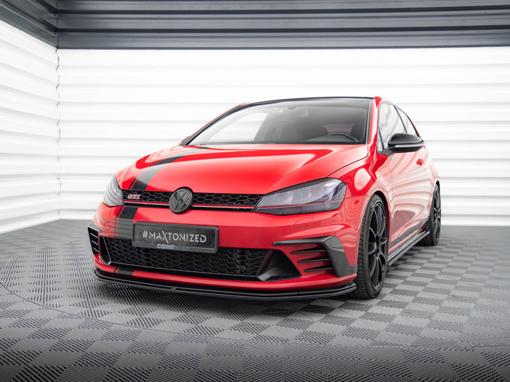 Front Splitter VW Golf Mk7 GTI Clubsport - Textured - 2 