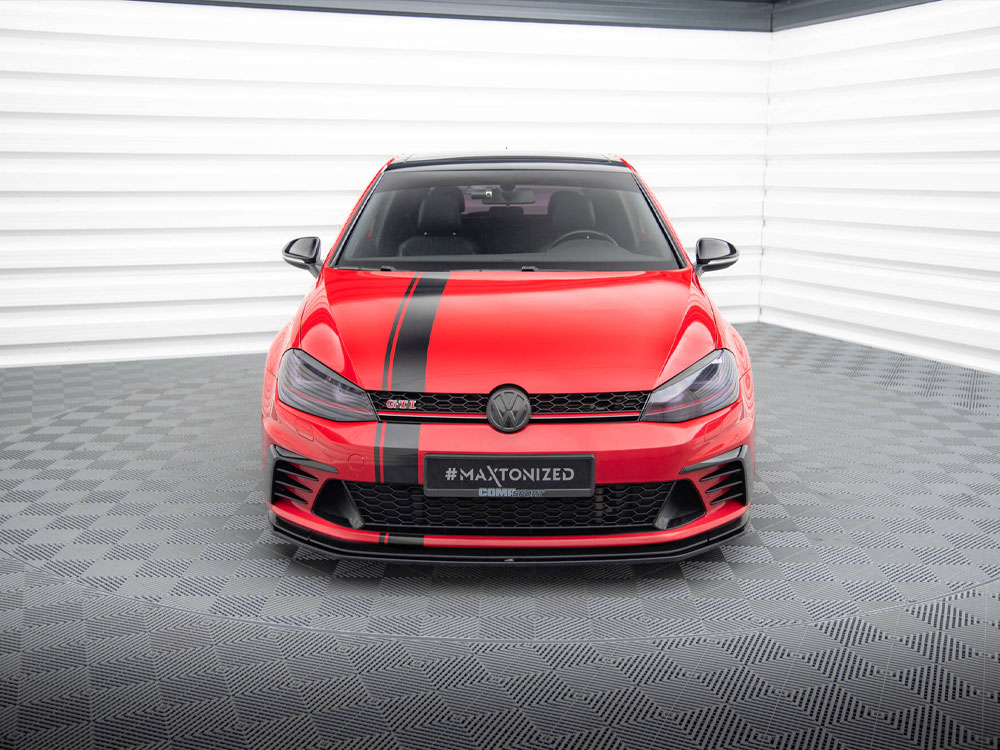 Front Splitter VW Golf Mk7 GTI Clubsport - Textured - 3 