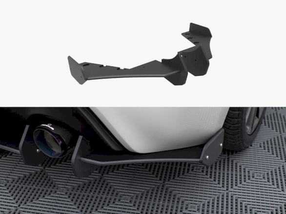Subaru BRZ Rear Side Splitters - Maxton Design UK