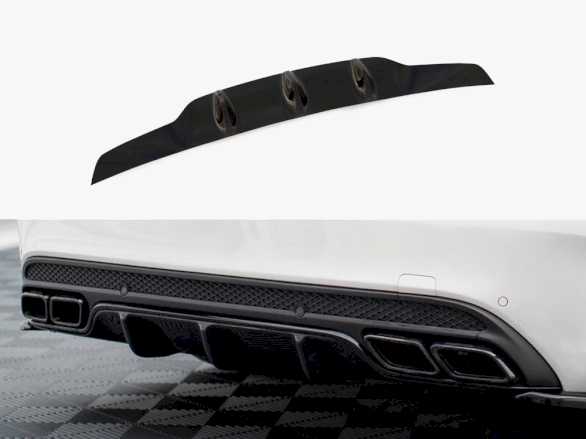 Rear Valance Mercedes-AMG C63 Sedan / Estate W205 / S205 - Textured