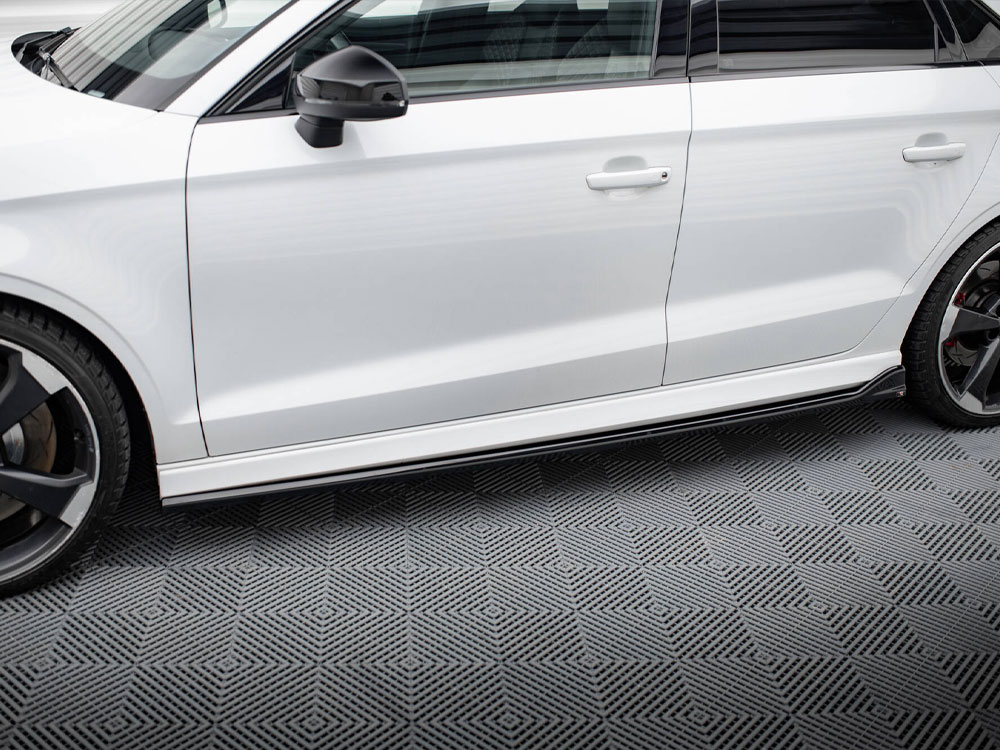 Side Skirts Diffusers V.3 compatible with Audi RS 3 Sedan 8V Facelift - 3 