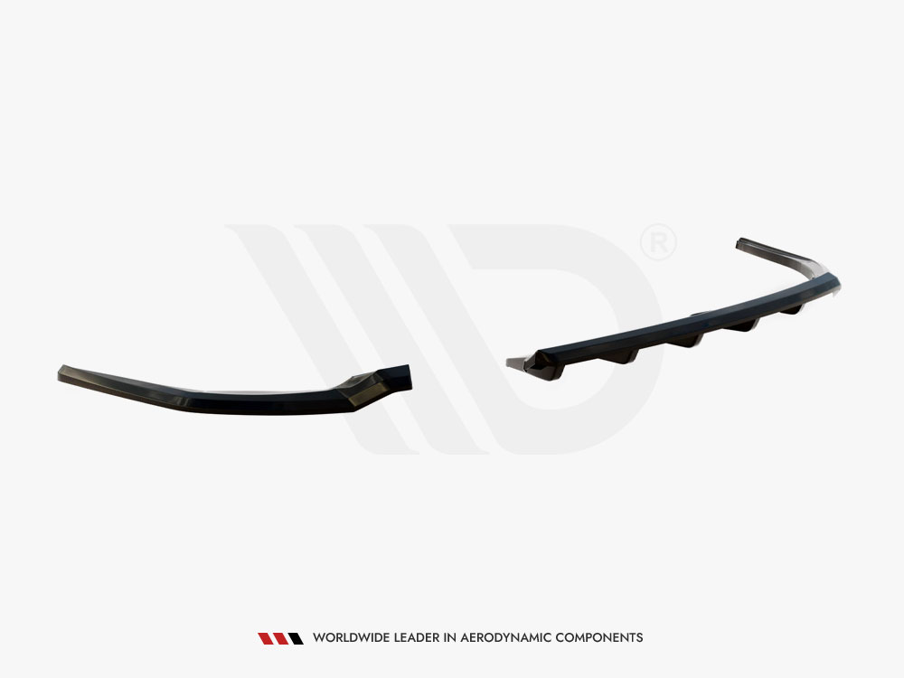 Central Rear Splitter (Vertical Bars) Jaguar XE X760 Facelift - 6 