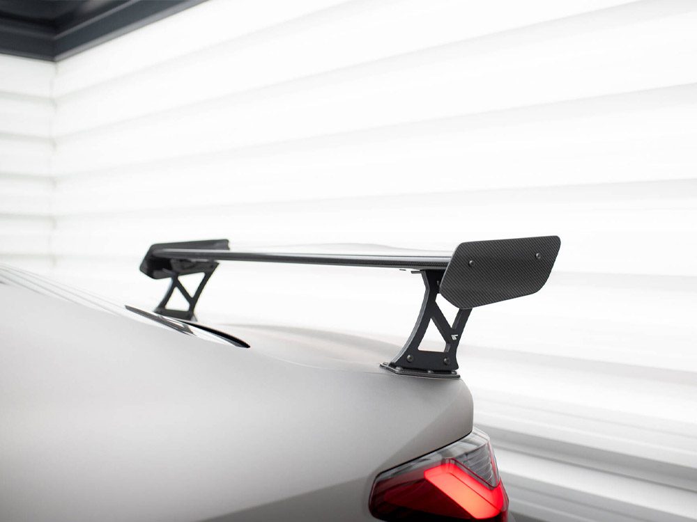 Carbon Spoiler With External Brackets Uprights + LED BMW M4 G82 - 6 
