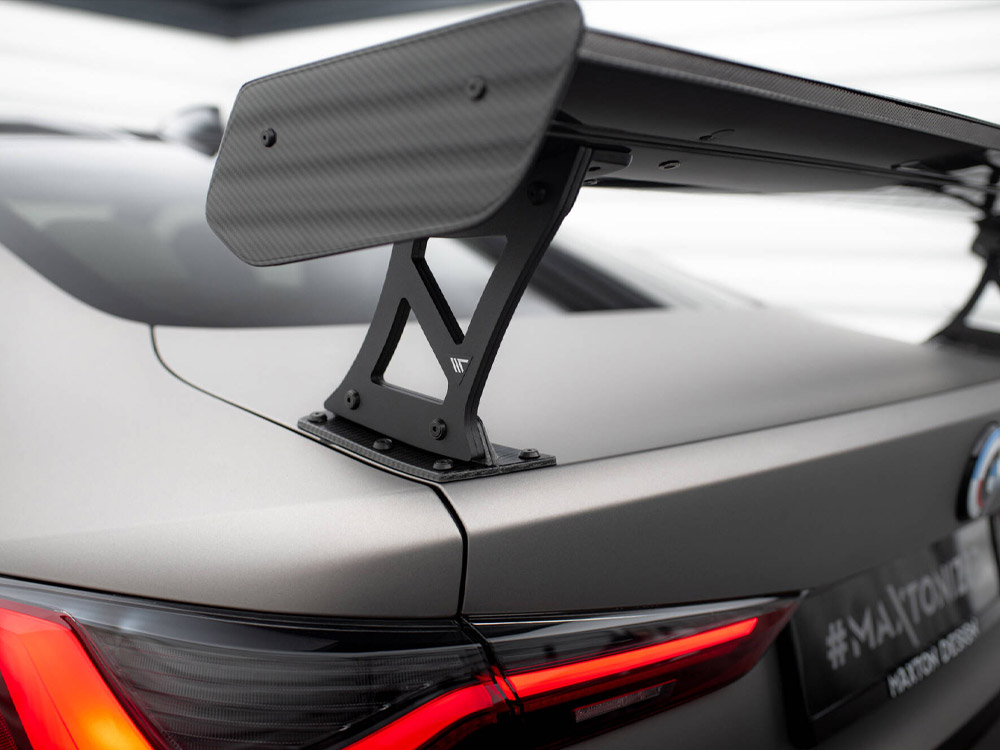 Carbon Spoiler With External Brackets Uprights + LED BMW M4 G82 - 9 