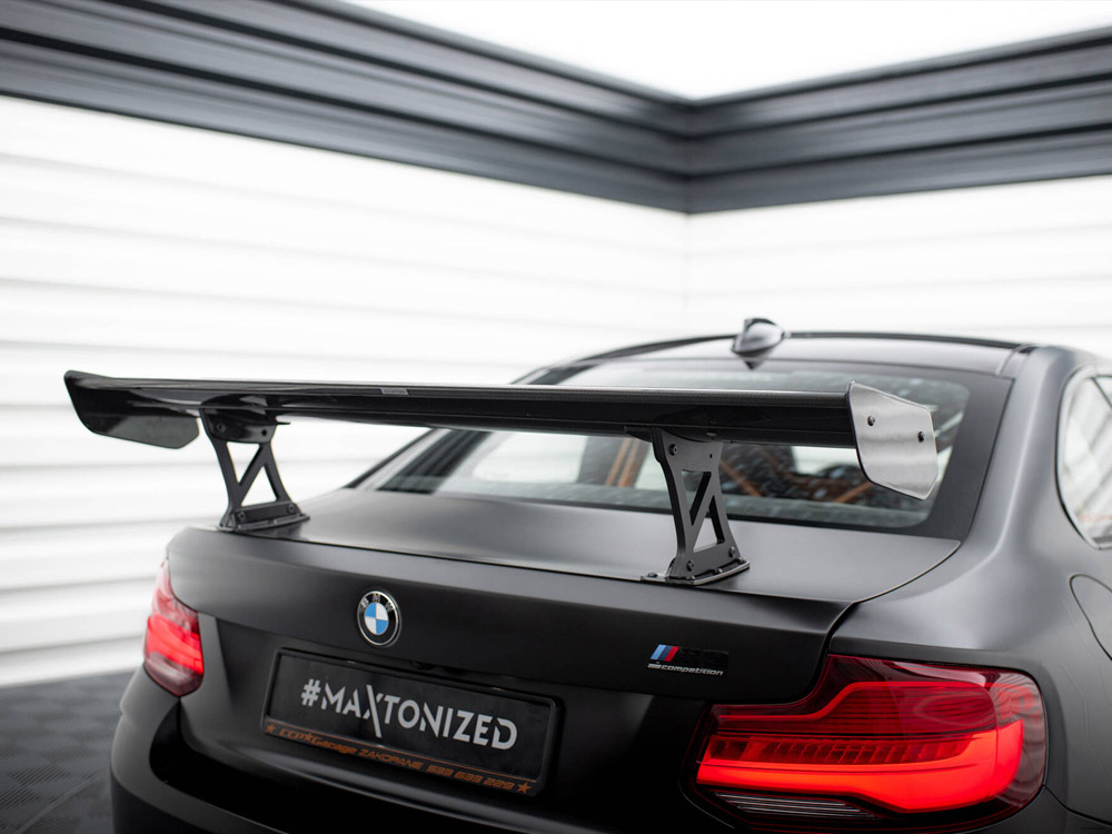 Carbon Spoiler With Internal Brackets Uprights BMW M2 F87 - 4 