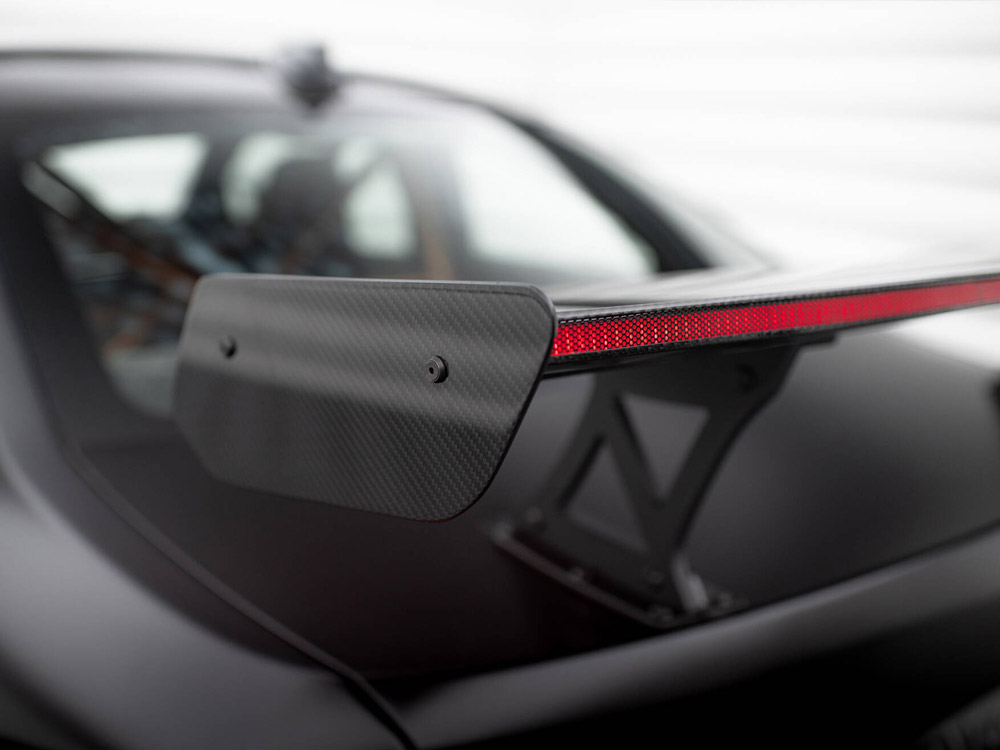 Carbon Spoiler With Internal Brackets Uprights + LED BMW M2 F87 - 7 