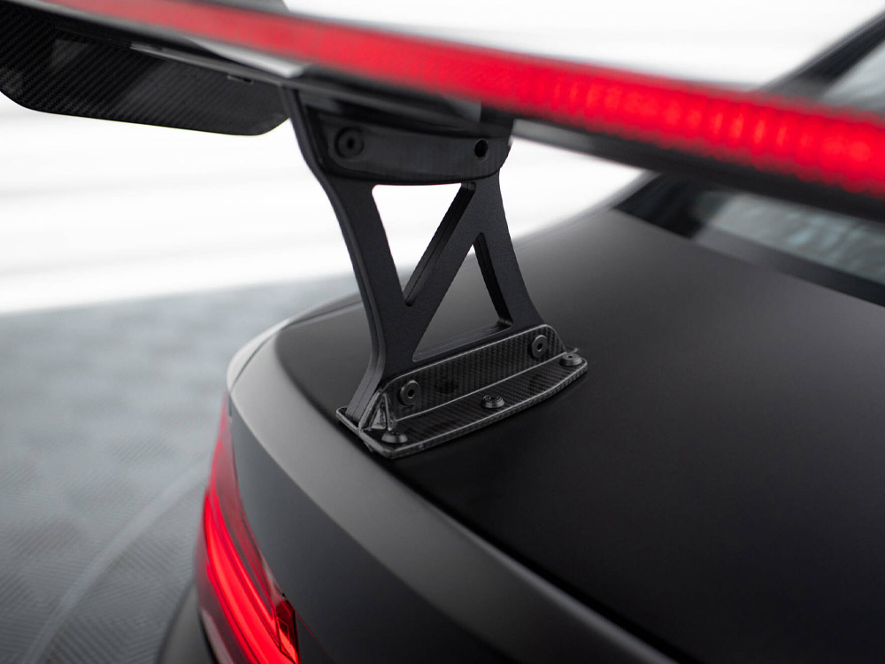 Carbon Spoiler With Internal Brackets Uprights + LED BMW M2 F87 - 10 