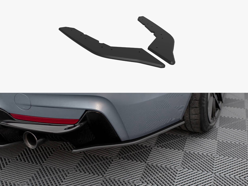 Street Pro Rear Side Splitters BMW 435i Coupe M-Pack F32 - 1 