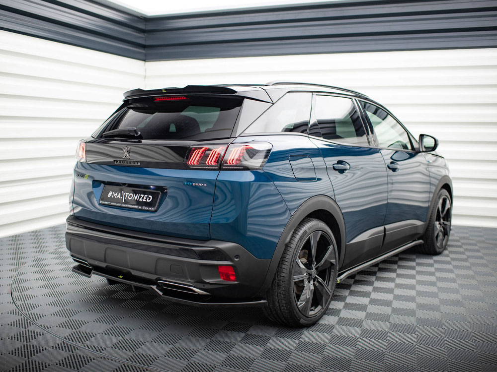 Rear Splitter (Vertical Bars) Peugeot 3008 GT-Line Mk2 Facelift - 2 
