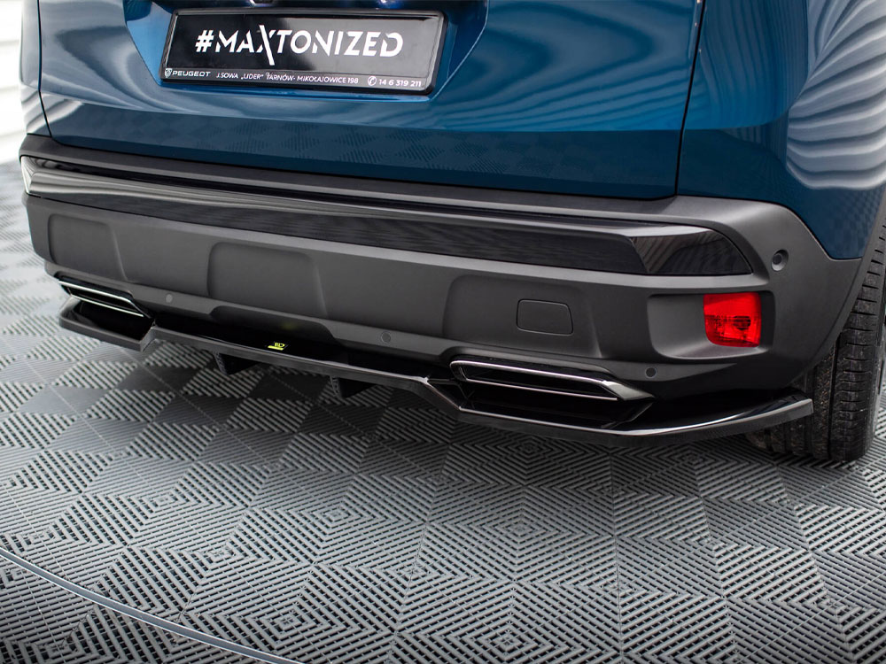 Rear Splitter (Vertical Bars) Peugeot 3008 GT-Line Mk2 Facelift - 3 