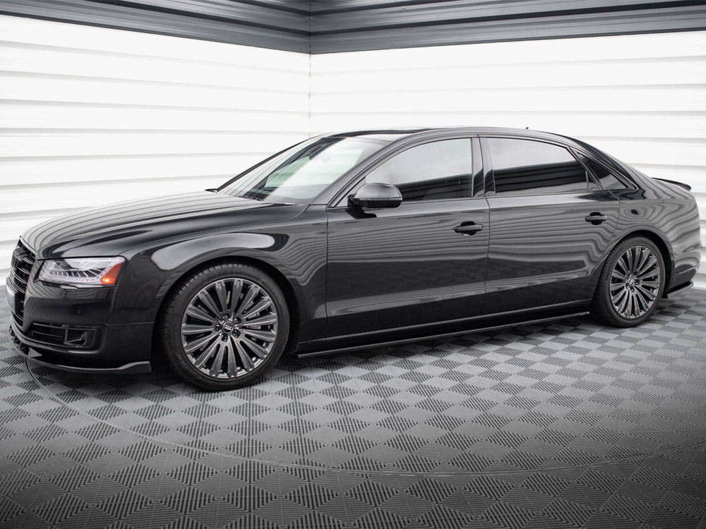 Side Skirts Diffusers Audi A8 Long D4 - 2 