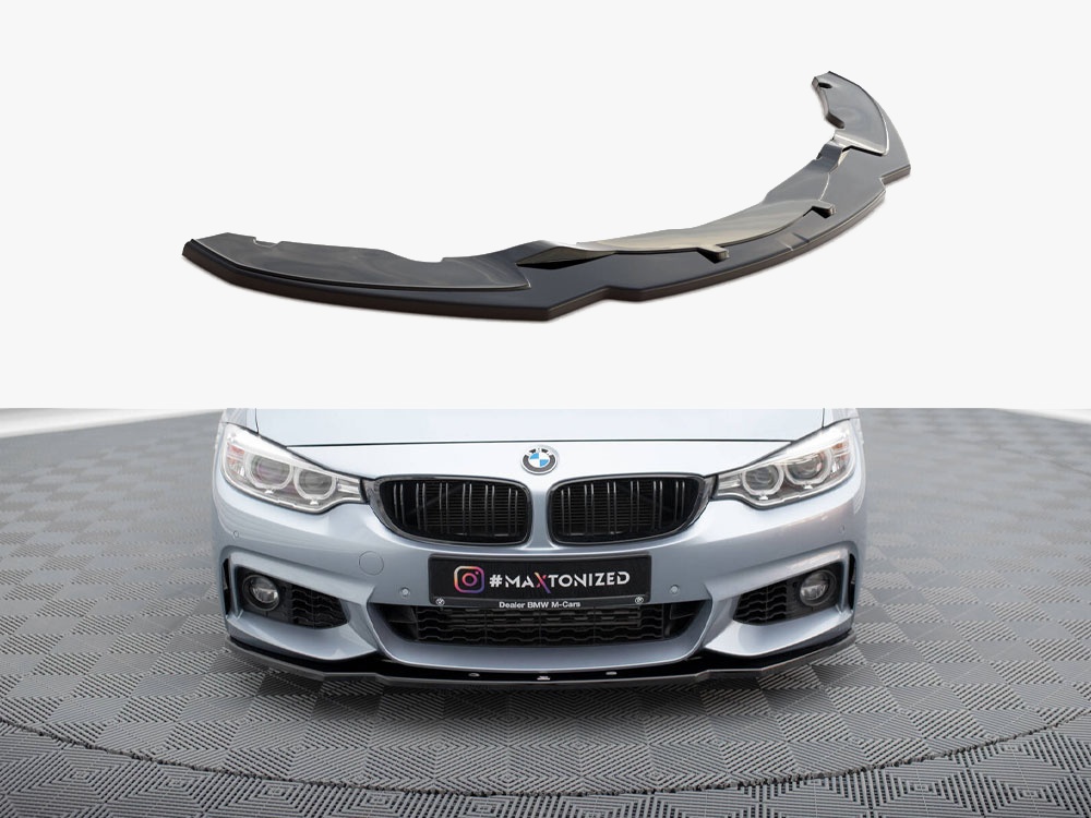 Front Splitter V.1 BMW 4 Coupe / Gran Coupe / Cabrio M-Pack F32 / F36 / F33 - 1 