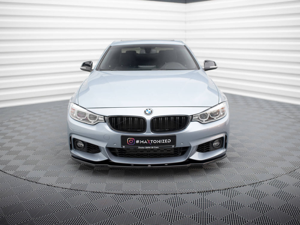 Front Splitter V.1 BMW 4 Coupe / Gran Coupe / Cabrio M-Pack F32 / F36 / F33 - 3 