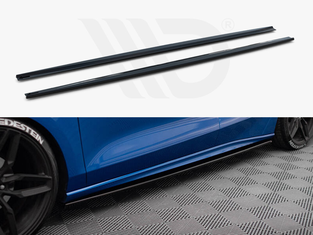 Side Skirts Diffusers V.2 Ford Focus ST / ST-Line Mk4 - 1 